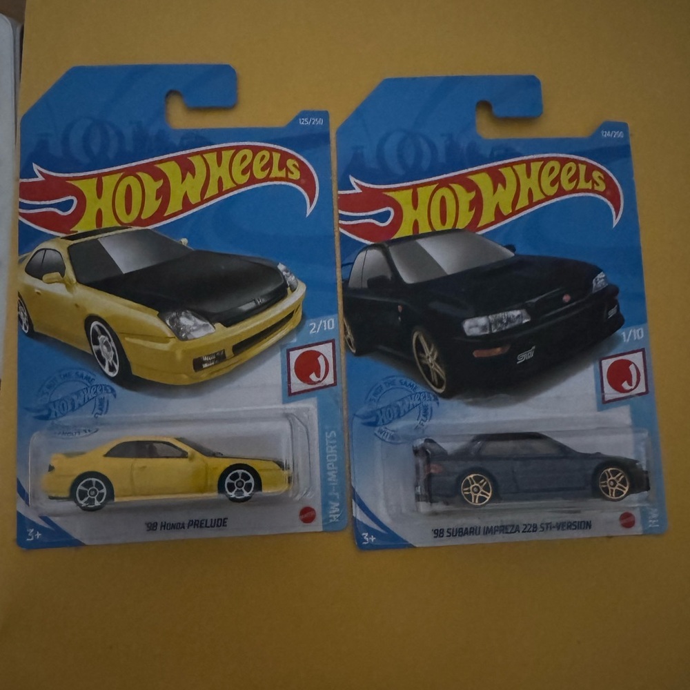 Hot Wheels Prelude & Impreza STI